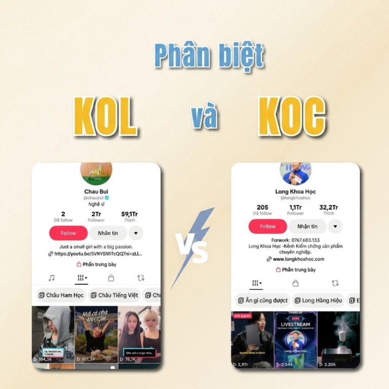 phân biệt kol và koc